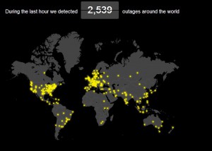 Live Website Monitoring Map image