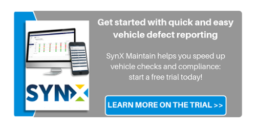 Vehicle defect reporting - free SynX Maintain trial