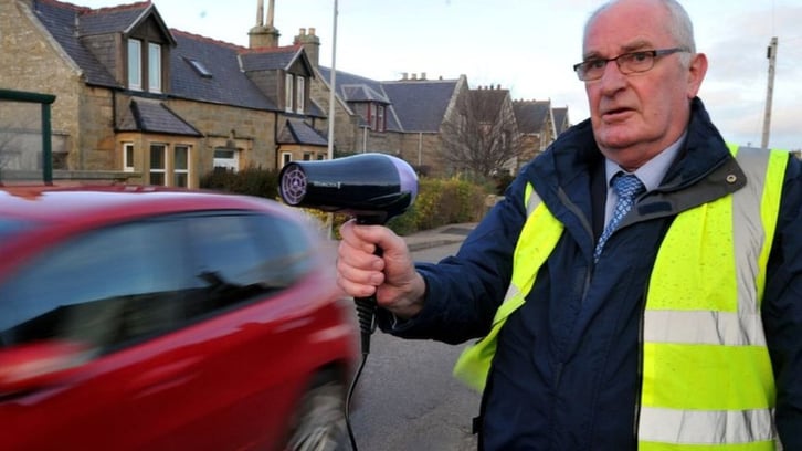 Hopeman residents take unorthodox measures to kerb speeding and aggressive driving.jpg