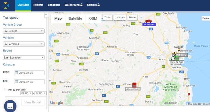 Home Page - vehicle colours