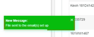 Email file sent