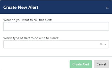 New alert blank