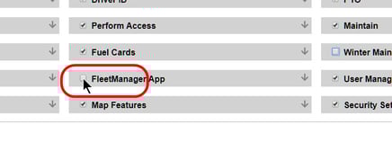 Update user profiles - modules - fleet manager app2
