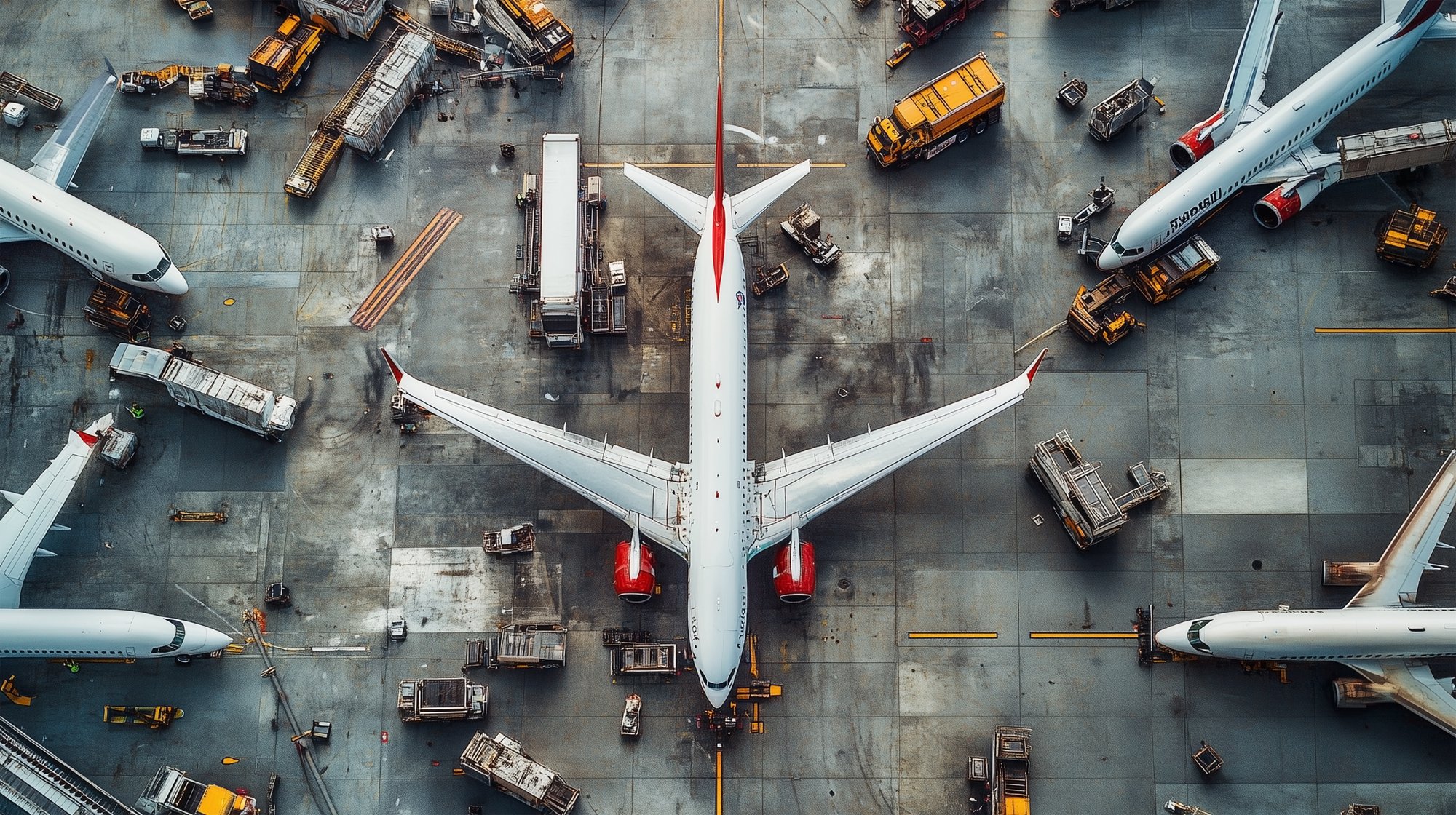 aerial-view-aircraft-ground-operations