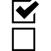Tick icon