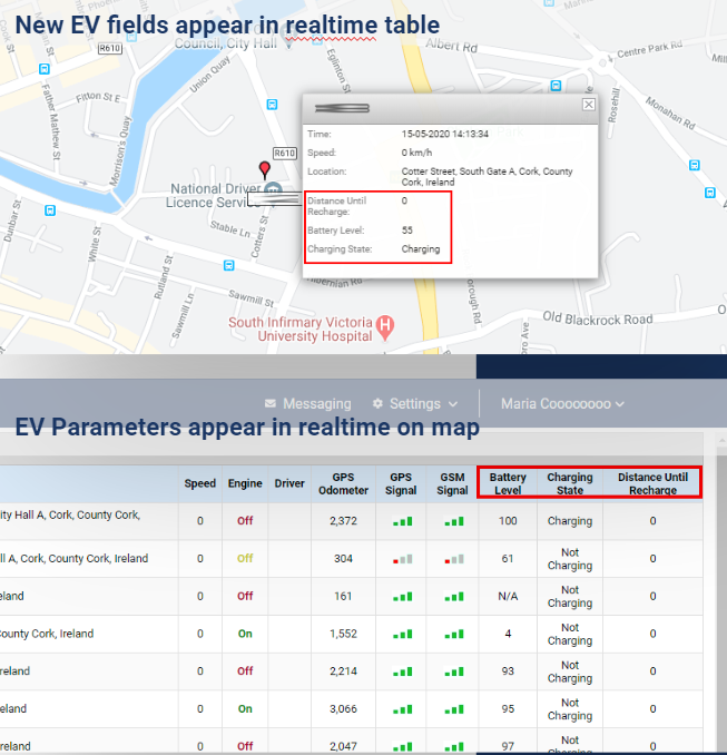 ev real time display