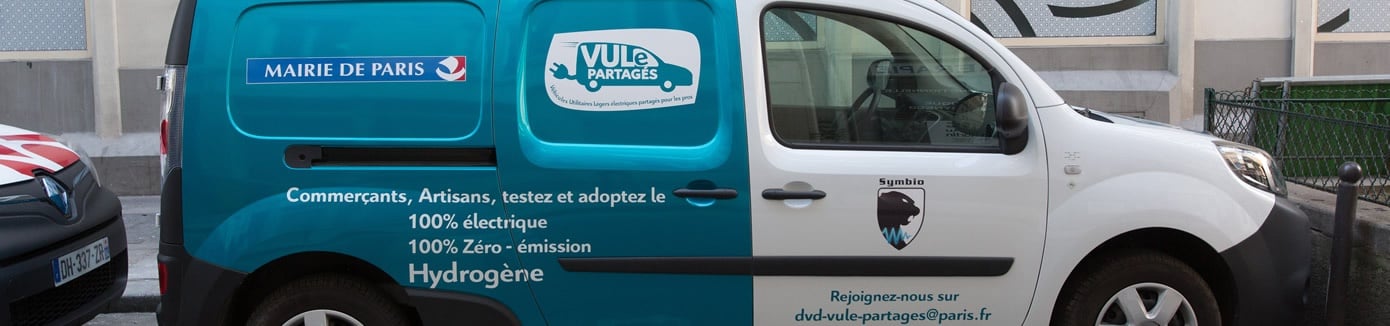 Service d’autopartage de VU électriques pour les professionnels dans Paris