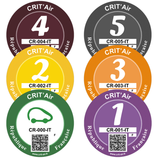 Delayed delivery of Crit'Air emissions stickers fret drivers to France.png