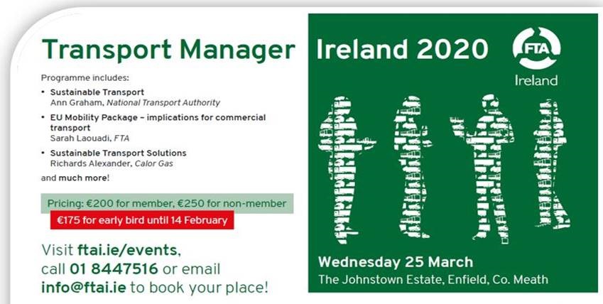 European Green Deal among the Transport Manager 2020 topics