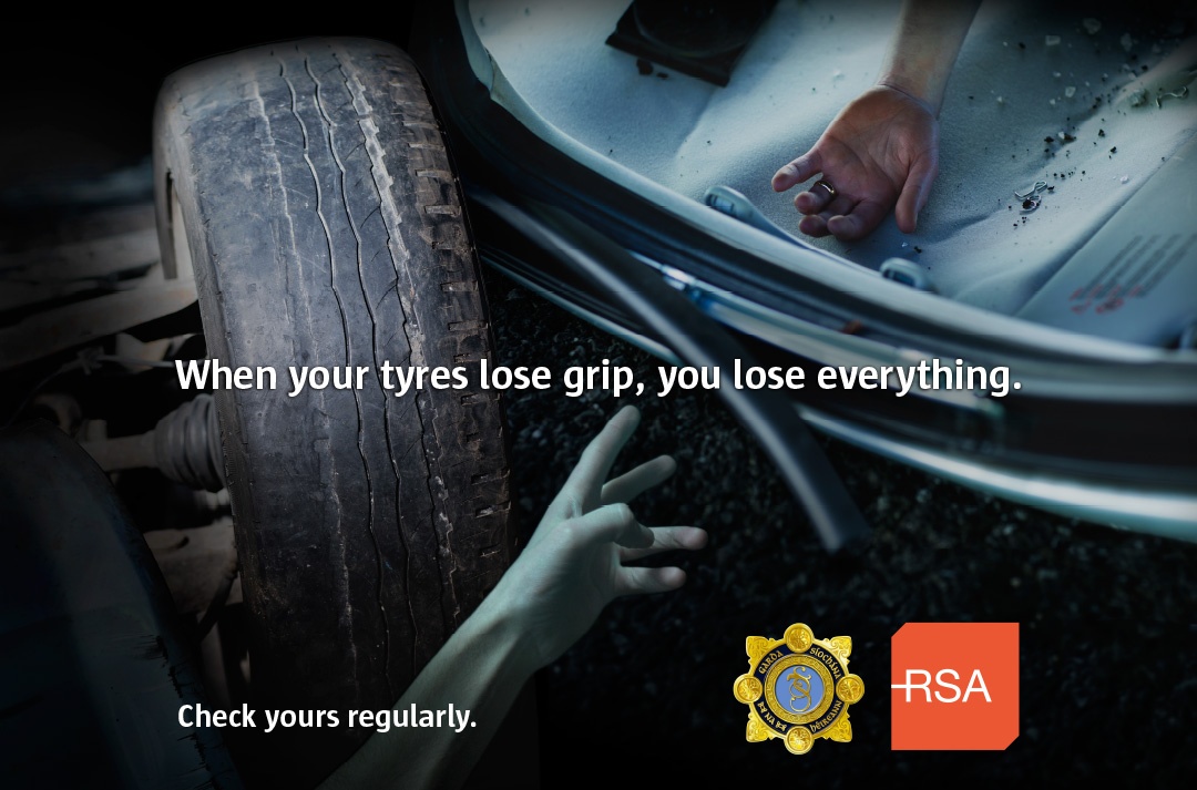 “Grip” is the new tyre safety campaign in force by the RSA