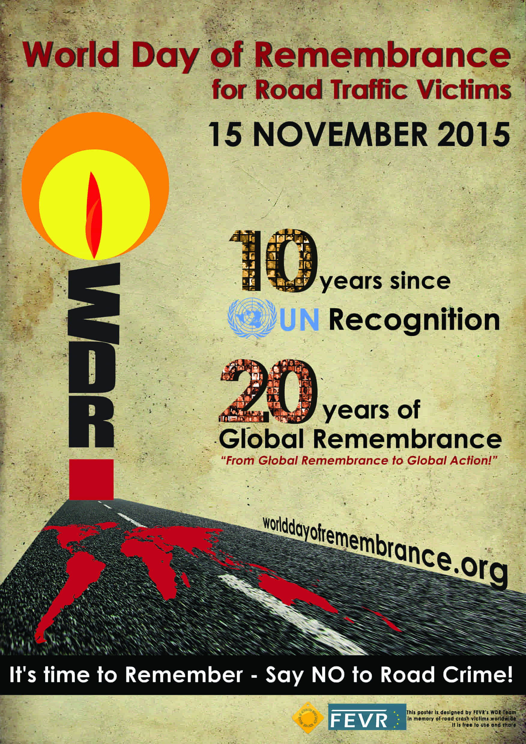 Focus on Road Safety on the World Day of Remembrance 2015