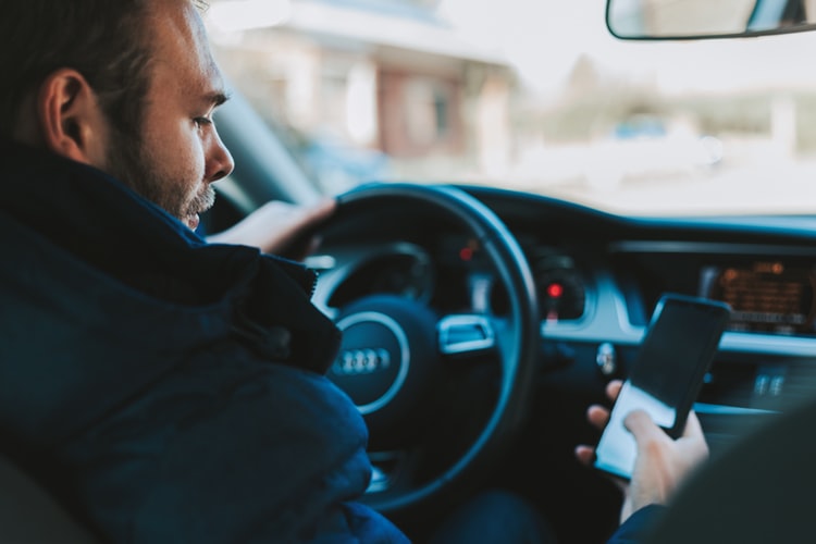 Mobile phone misuse and professional drivers
