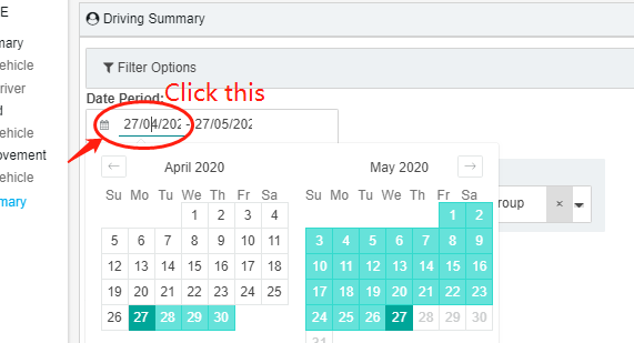 calendar icon